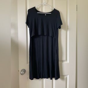 Kindred Bravely medium black nursing dress